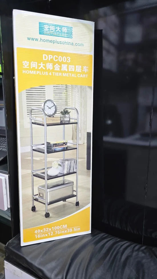 HomePlus 4 Tier Metal Cart