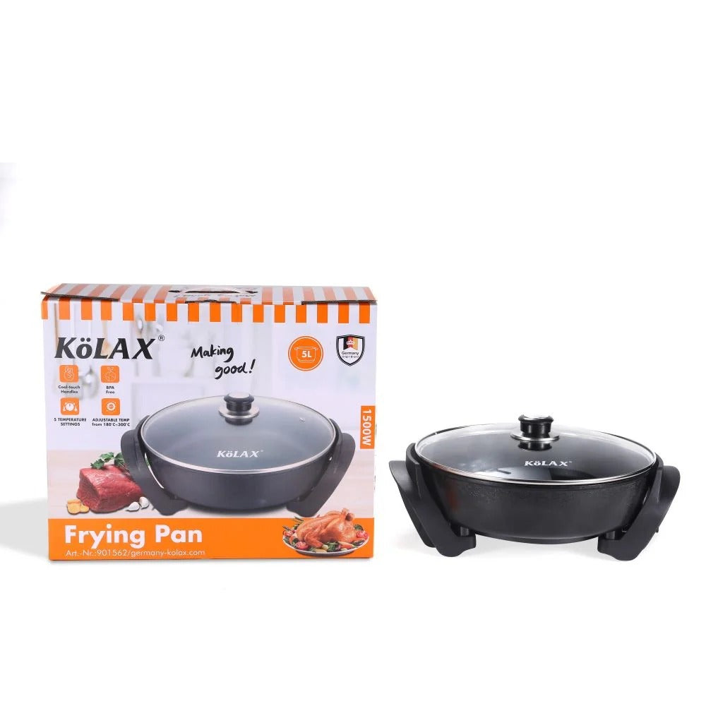 Kölax Electric Frying Pan – 1500W / 5L-made in Germany