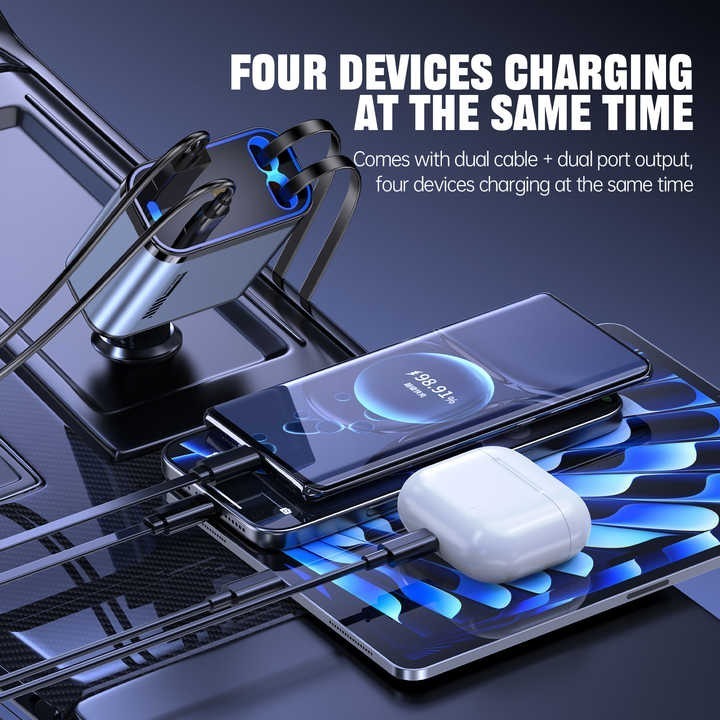 Retractable Car Charger WB-OM1010